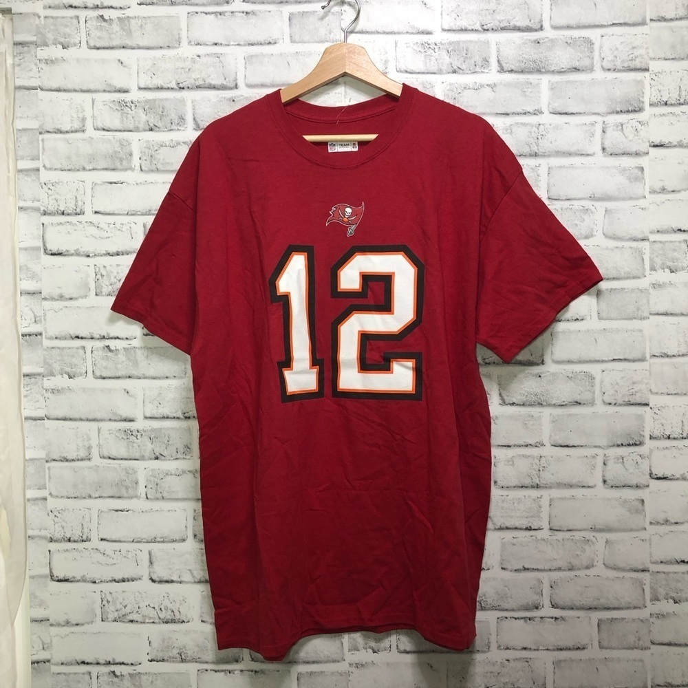 Tampa Bay Red Tom Brady Men's Jersey Shirt Unisex - Picture 7 of 7